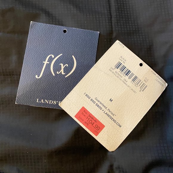 NWT Lands' End Black/Purple F(X) Primaloft Jacket — Size Medium - Picture 5 of 13